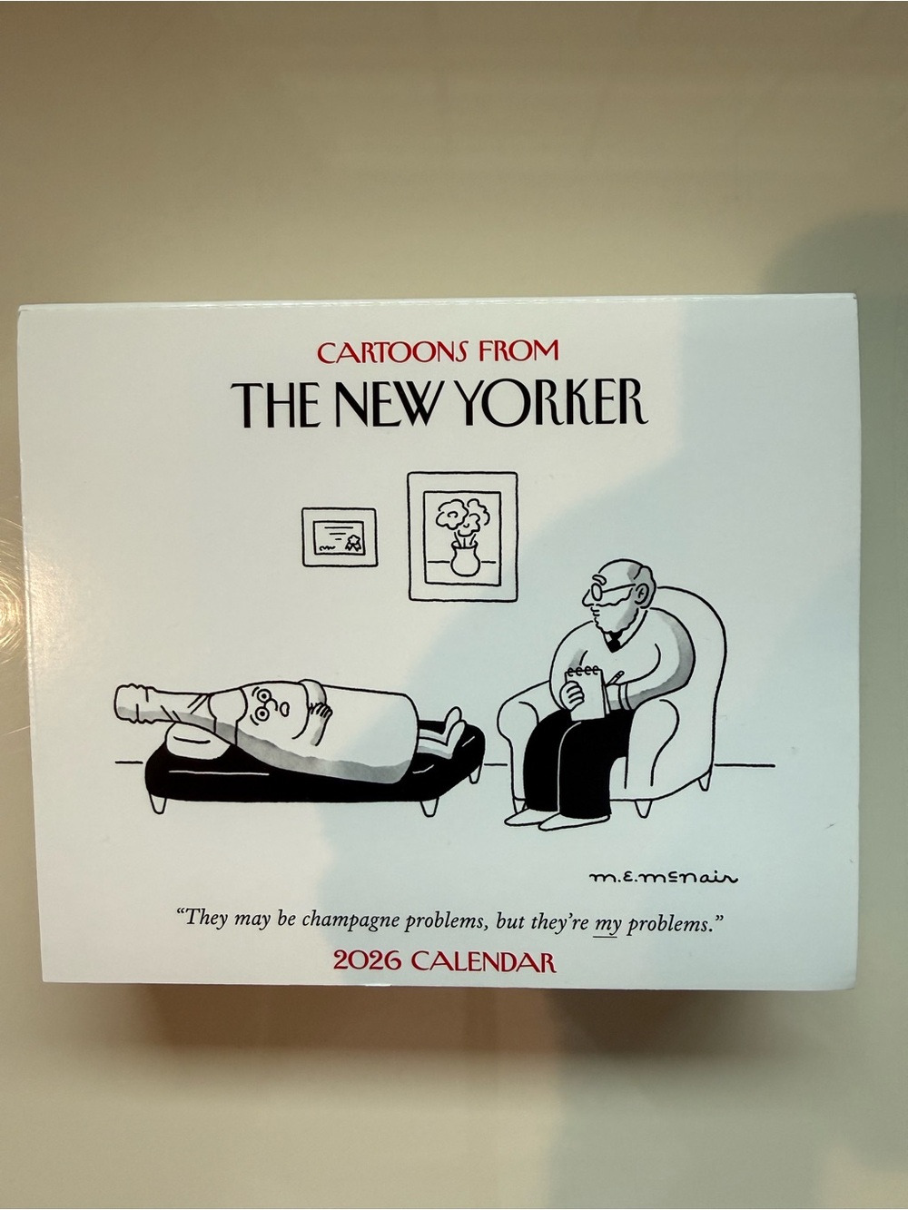 The New Yorker 2026 Cartoon Calendar - White Cover